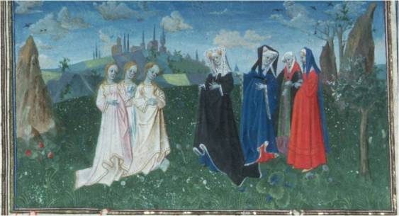 Medieval Middle Class Women go to College.